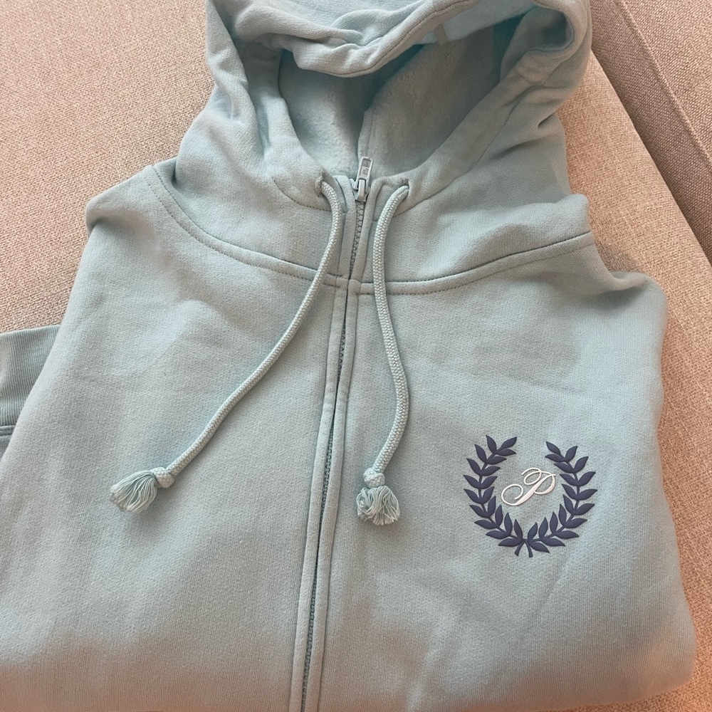 PINK Victoria's Secret Light Blue Hoodie